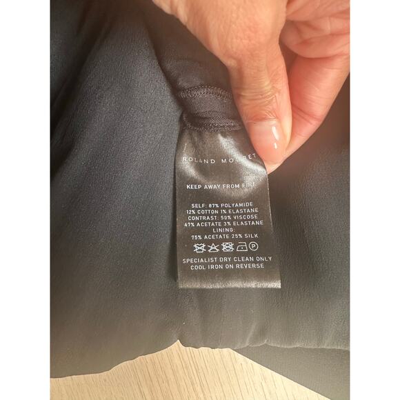 Roland Mouret Black Jumpsuit - Size 4 - MINT - Picture 8 of 10